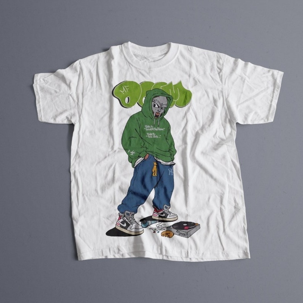 Mf Doom T-shirts, Rap Retro 90's Graphics T-shirt